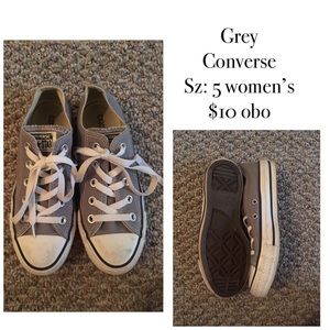 Grey Converse!